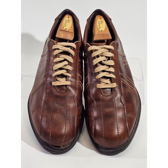 ALLEN EDMONDS Jack Nicklaus Signature Golf Cleats Shoes Brown Men's Size 10.5 - Picture 5 of 11